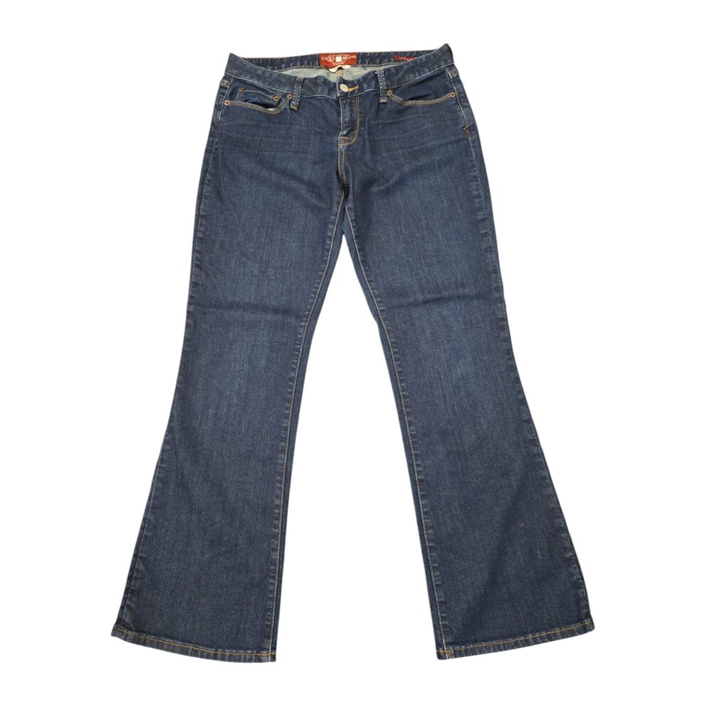 Lucky Brand Lola Womens Blue Jeans Size 12 31 Boot Ankle Style Denim Pants